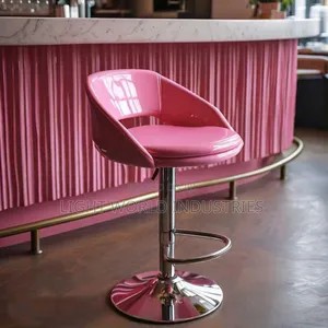 Luxury Pink Bar Stool