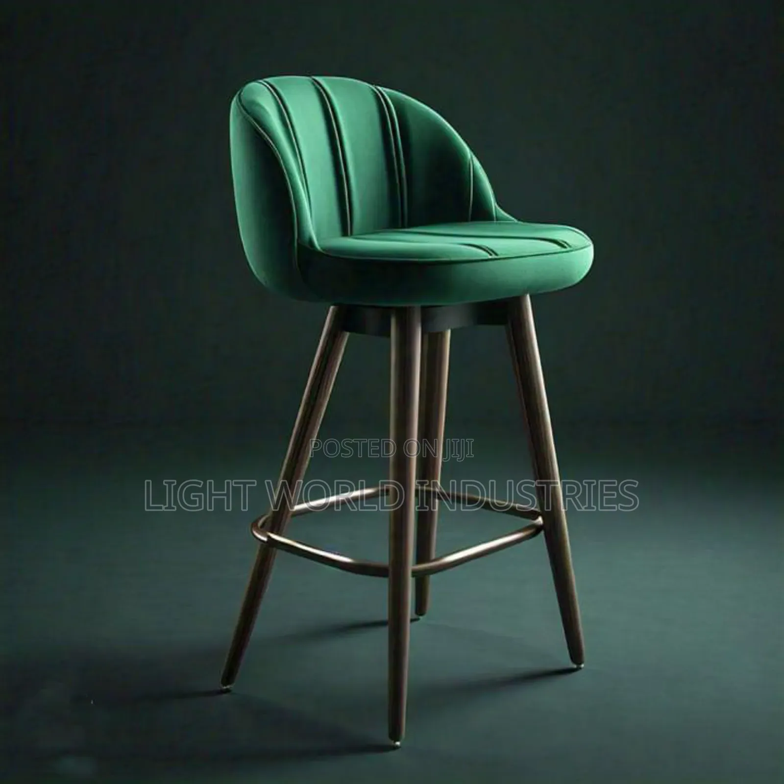 Luxury Green Bar Stool