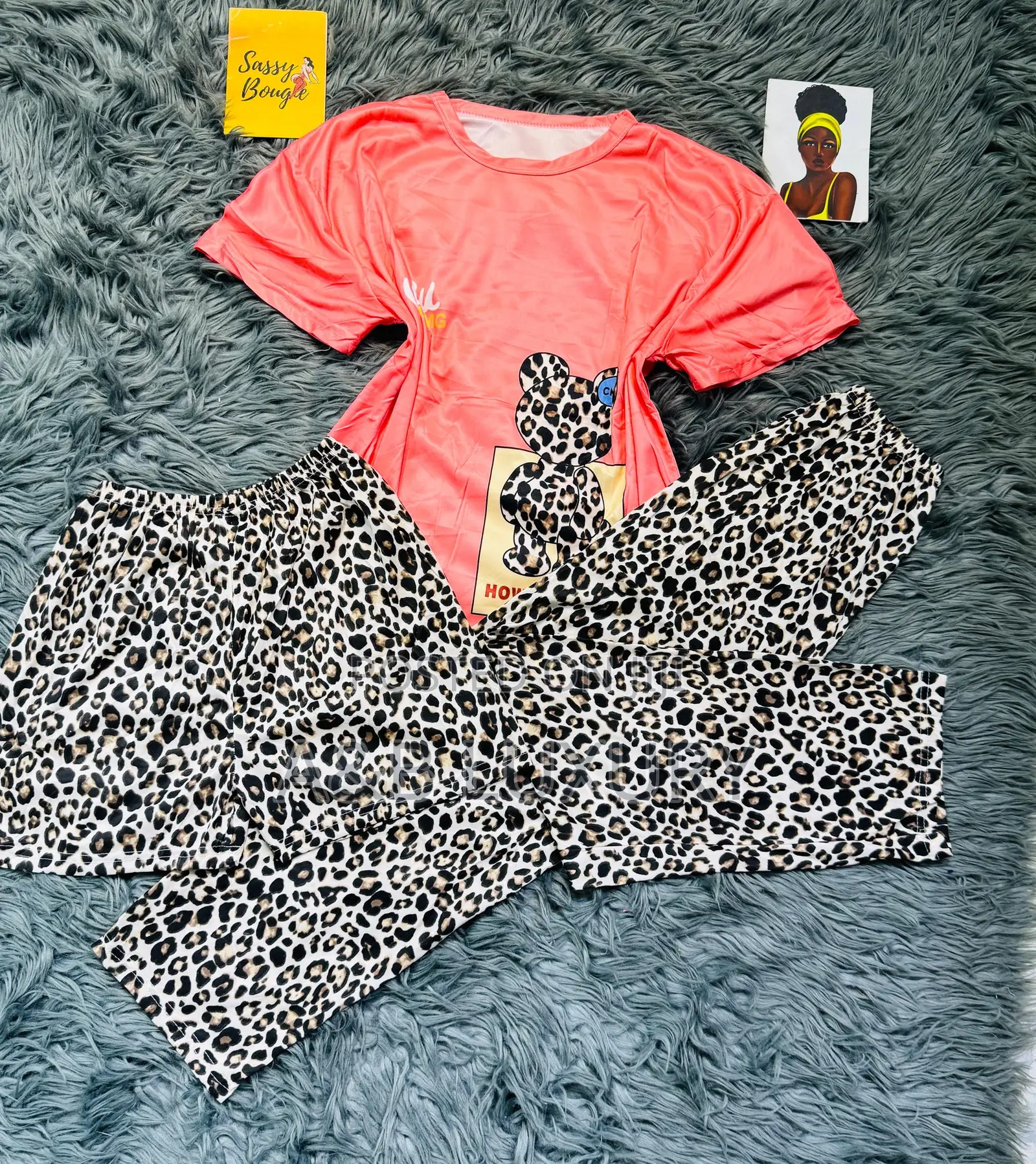 Animation 3 Pieces Loungewear/ Pyjamas