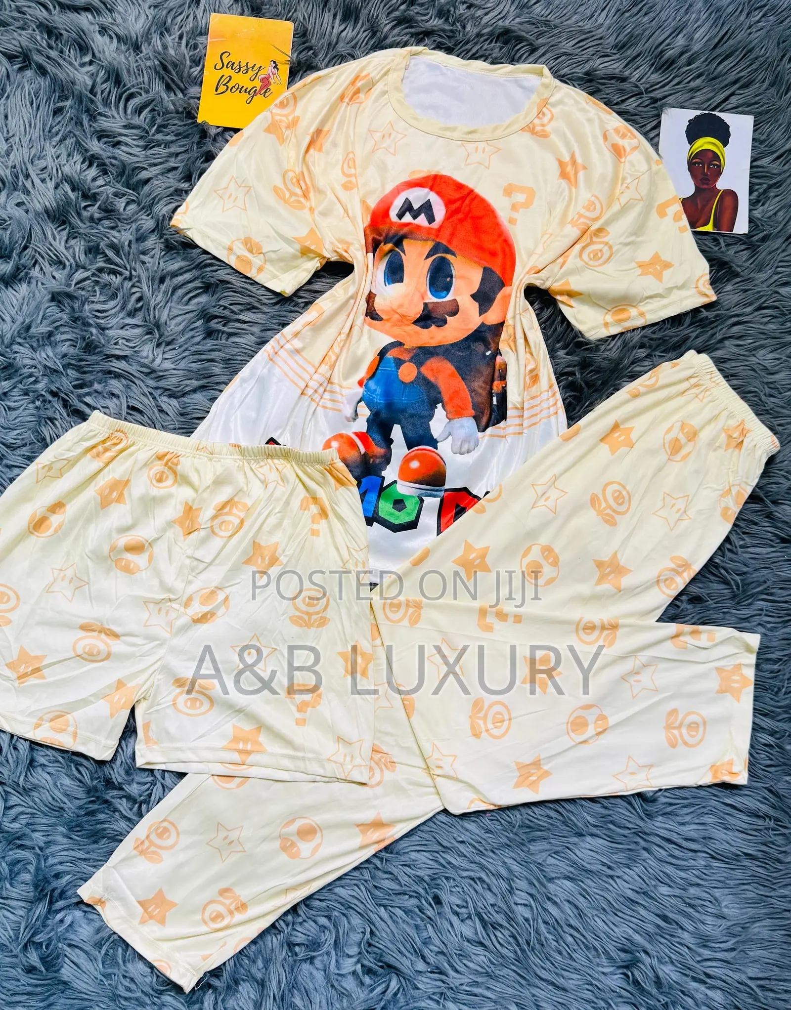 Animation 3 Pieces Loungewear/ Pyjamas