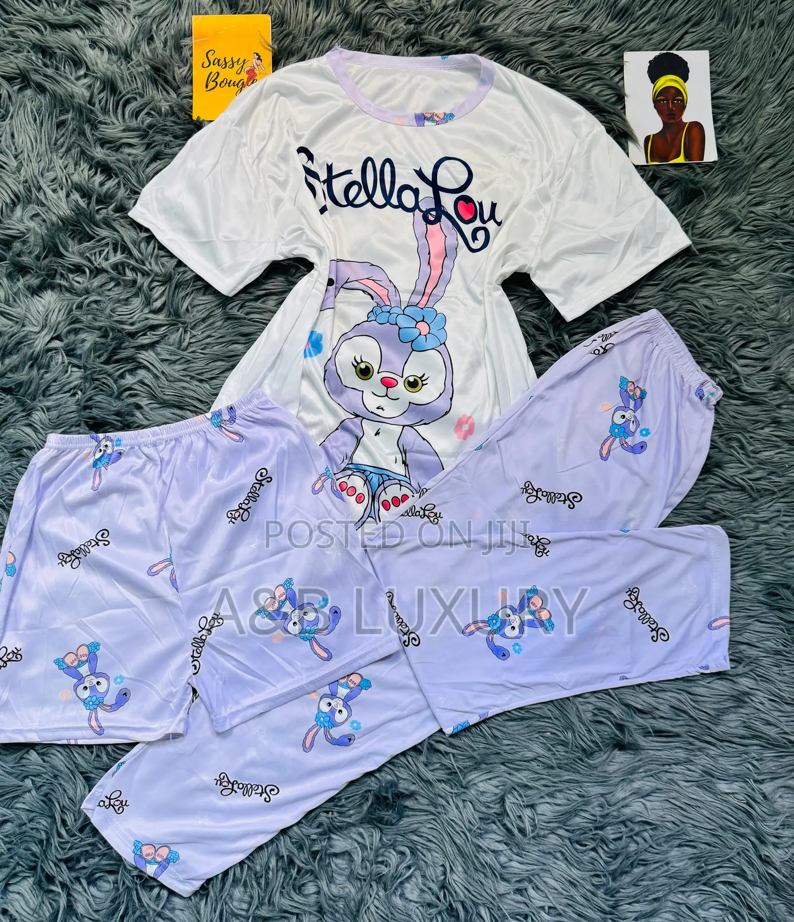 Animation 3 Pieces Loungewear/ Pyjamas