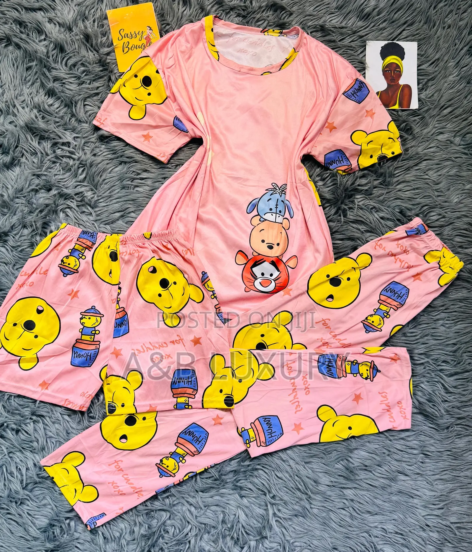 Animation 3 Pieces Loungewear/ Pyjamas