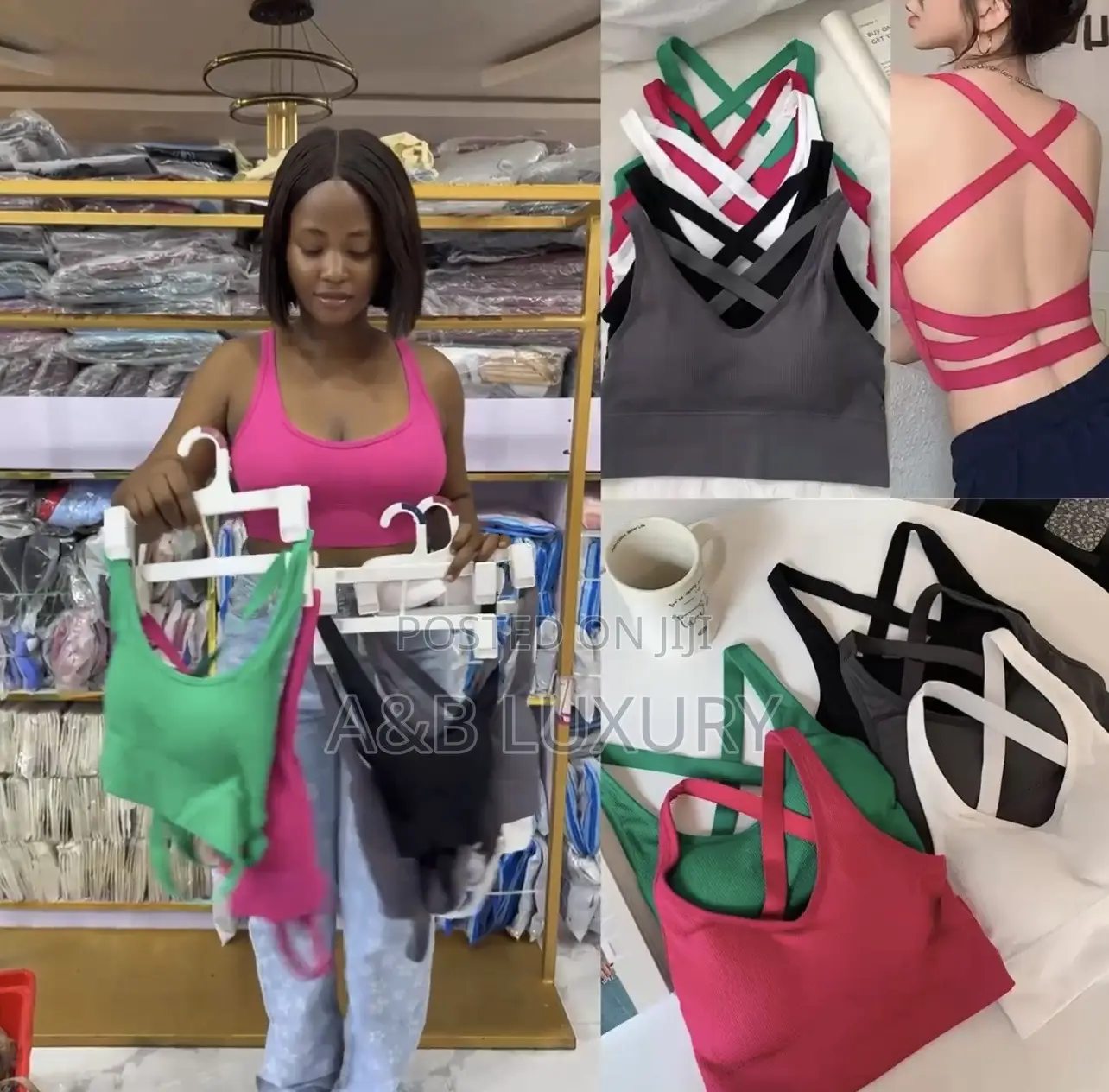 Crisscross Back View Bralette