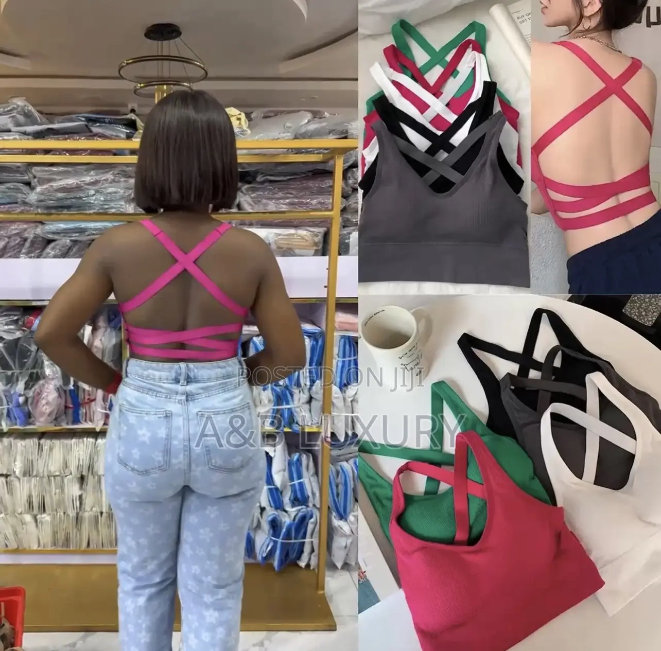 Crisscross Back View Bralette