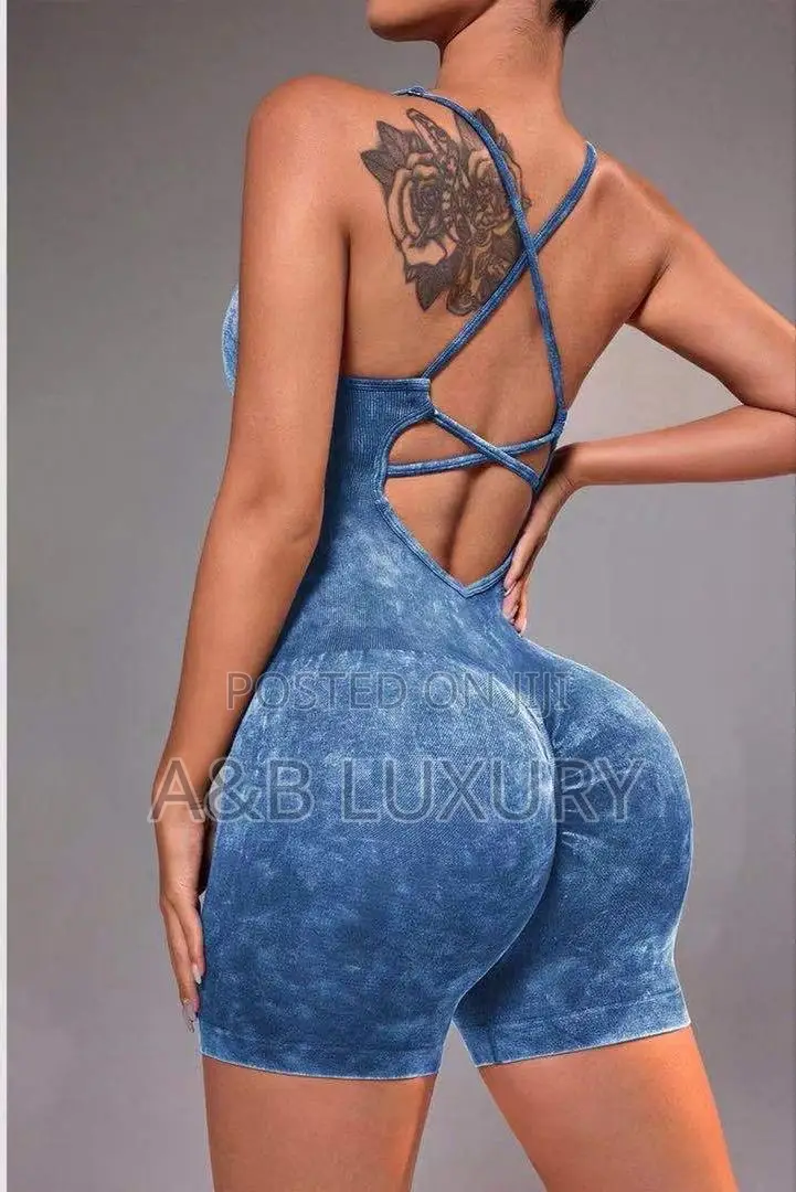 Super Thick Gym Romper / Active Wear