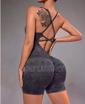 Super Thick Gym Romper / Active Wear