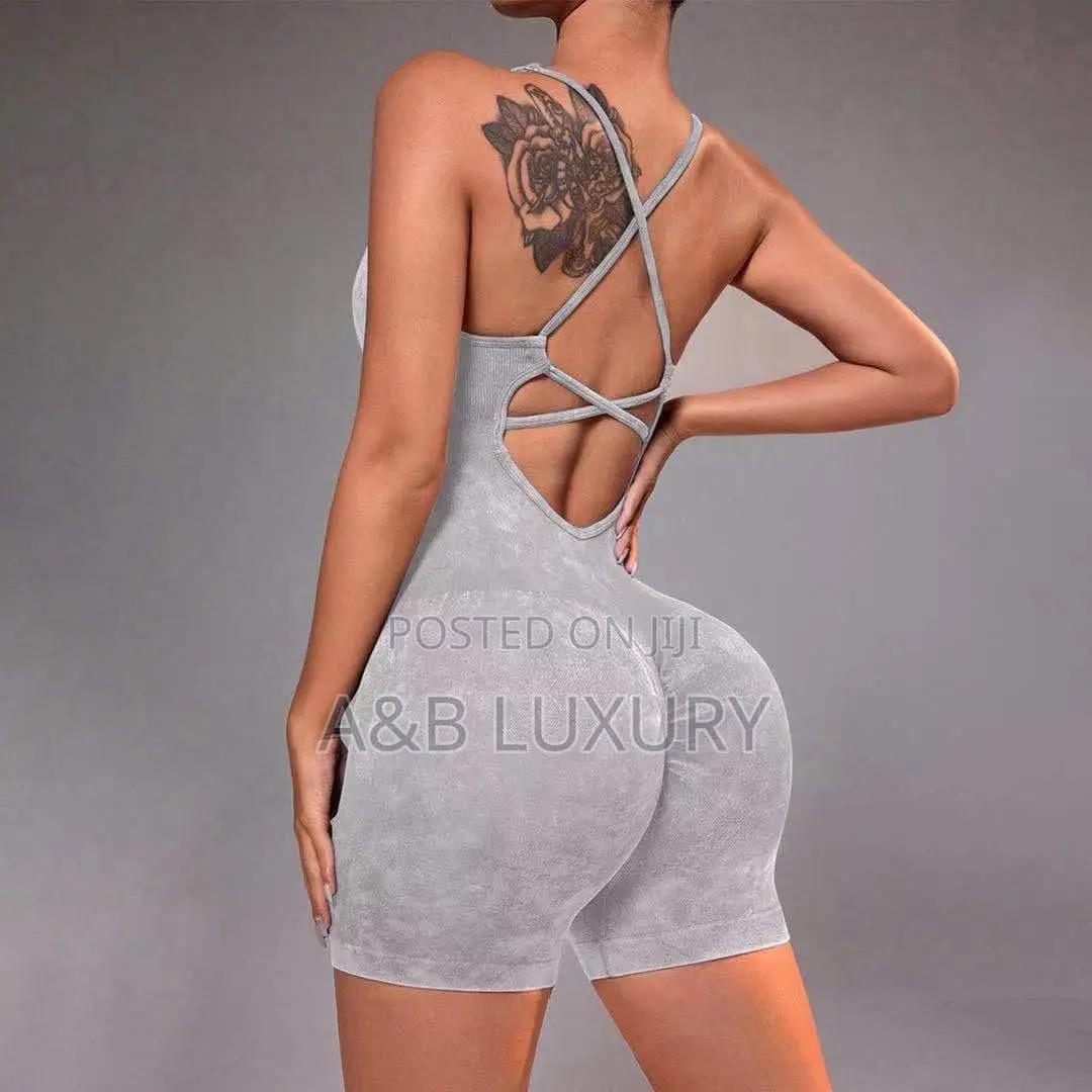 Super Thick Gym Romper / Active Wear