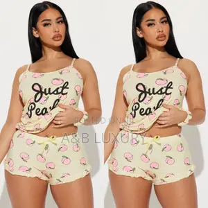 Just Peachy Fashion Nova Pyjamas/Lounge 2pieces Set