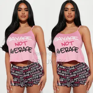 Savage Not Average Pyjamas/Lounge 2pcs Set