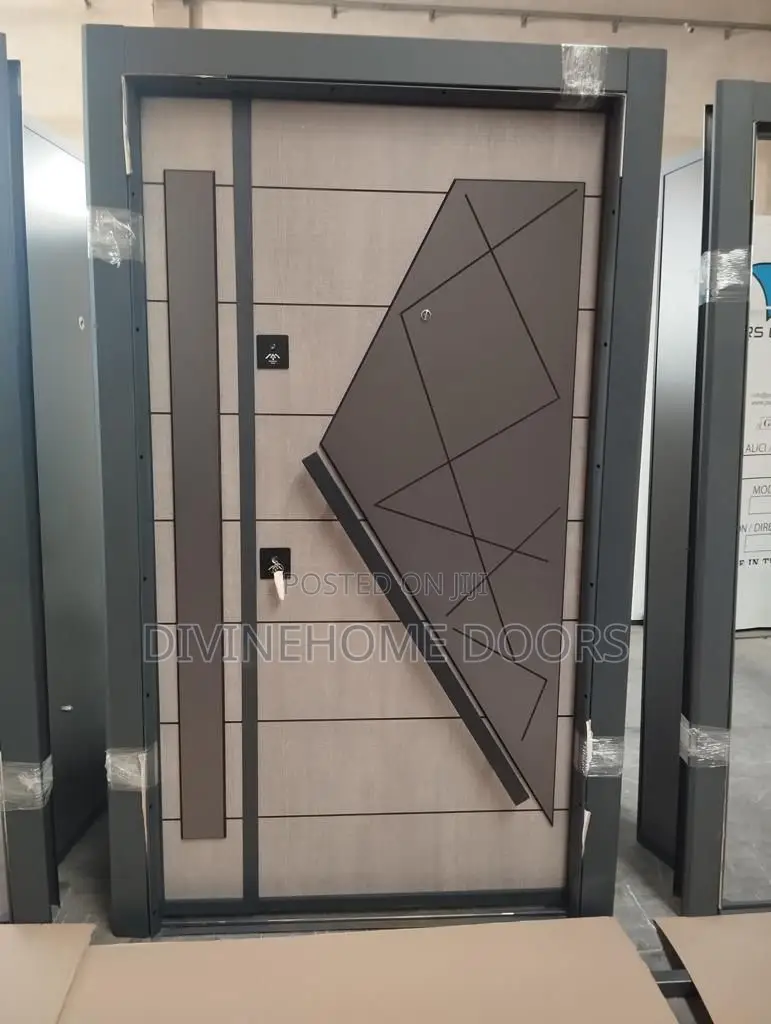 V Pattern Security Door