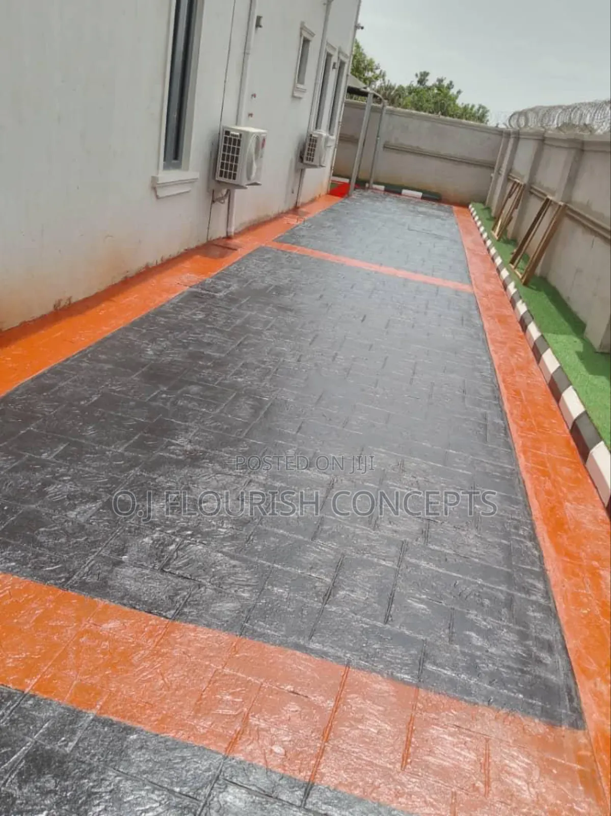 Stamped Concrete Repolishing