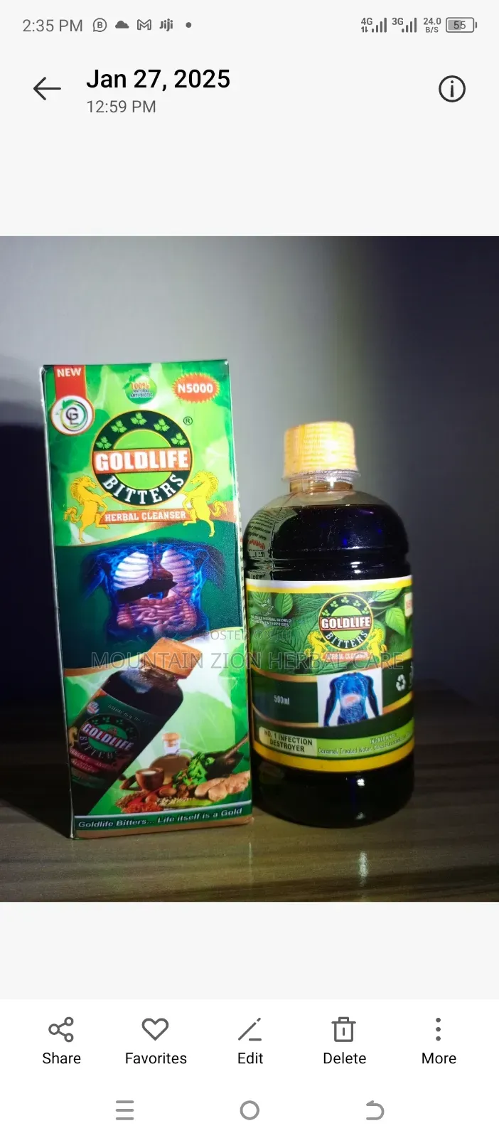 Gold Life Bitters Herbal Cleanser