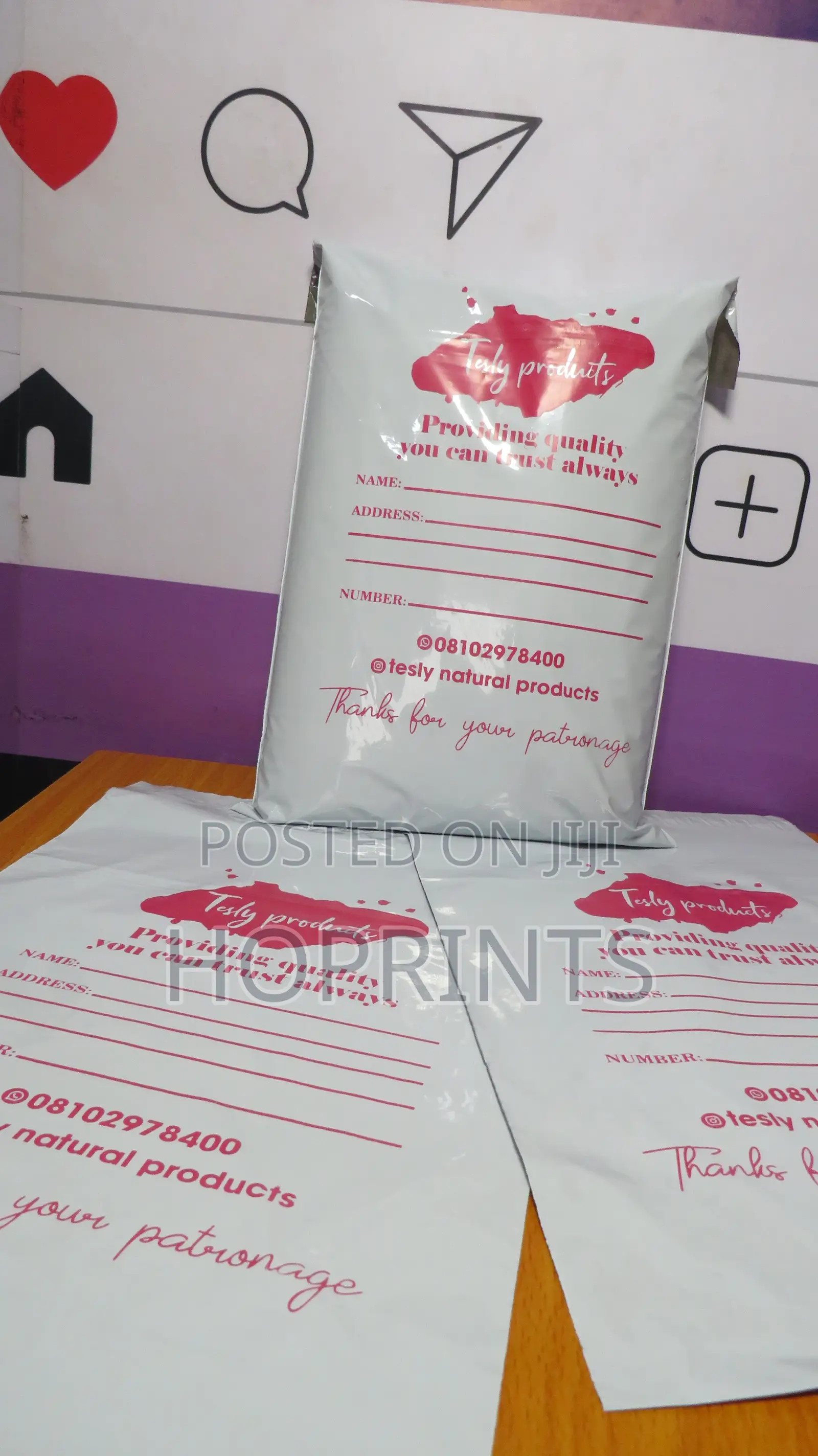 Customized Courier Nylon_