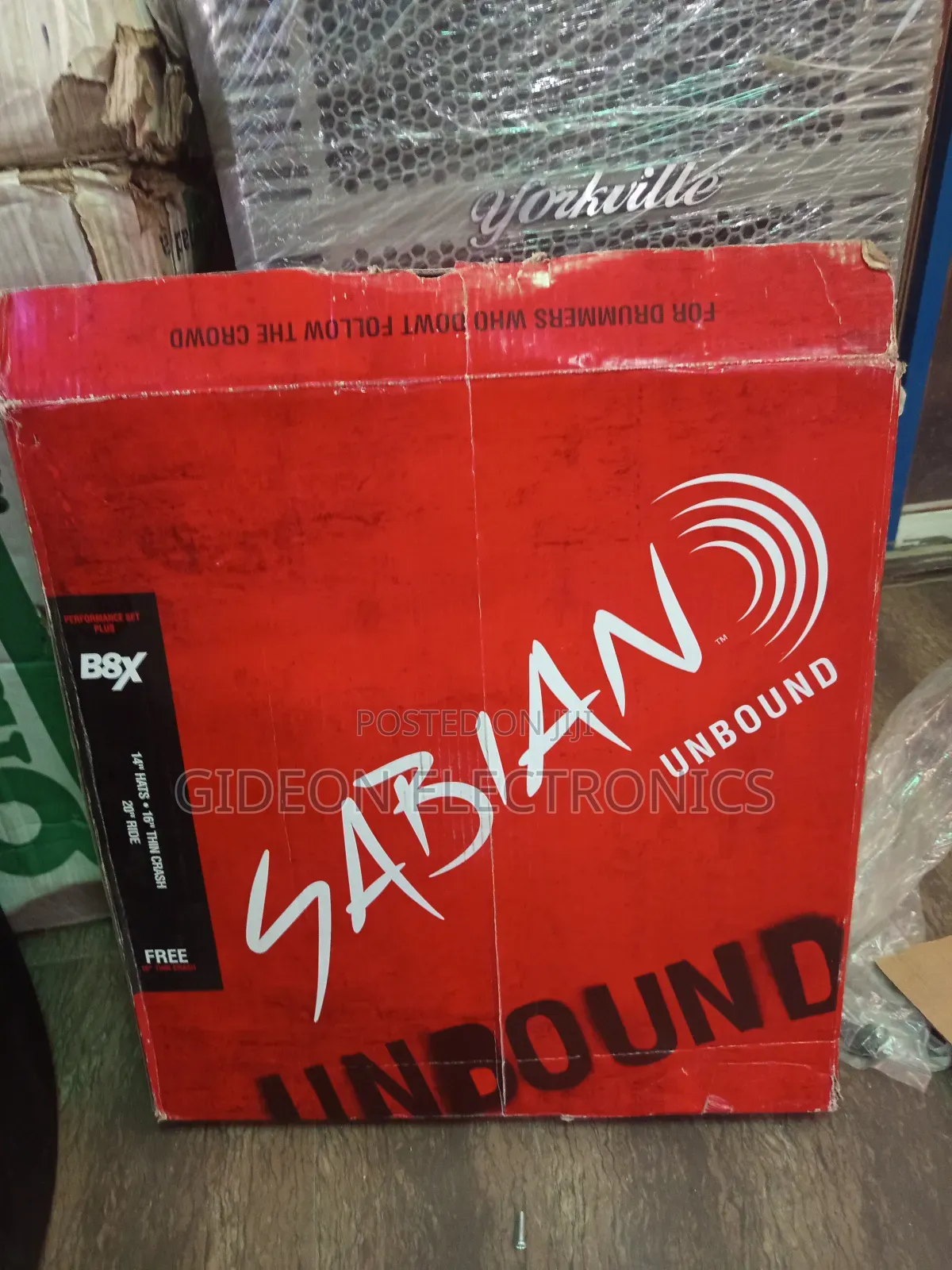 Sabian B8x Set of Cymbals Plate