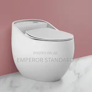 Luxury Ceramic Water Closet/Rimless Toilet Seat - S Trap Wc