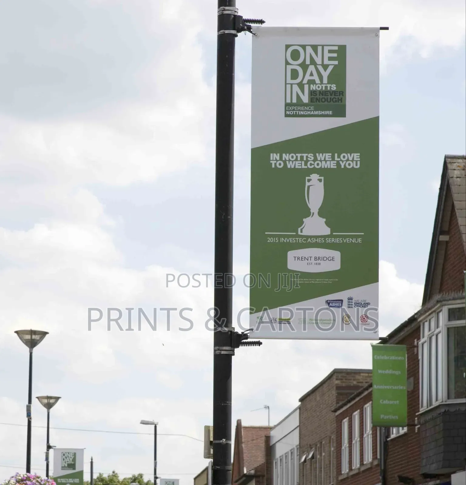 Printed Lamppost Banners. /20/