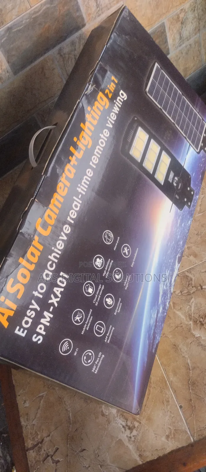 24hrs Solar Lamp With PTZ Camera