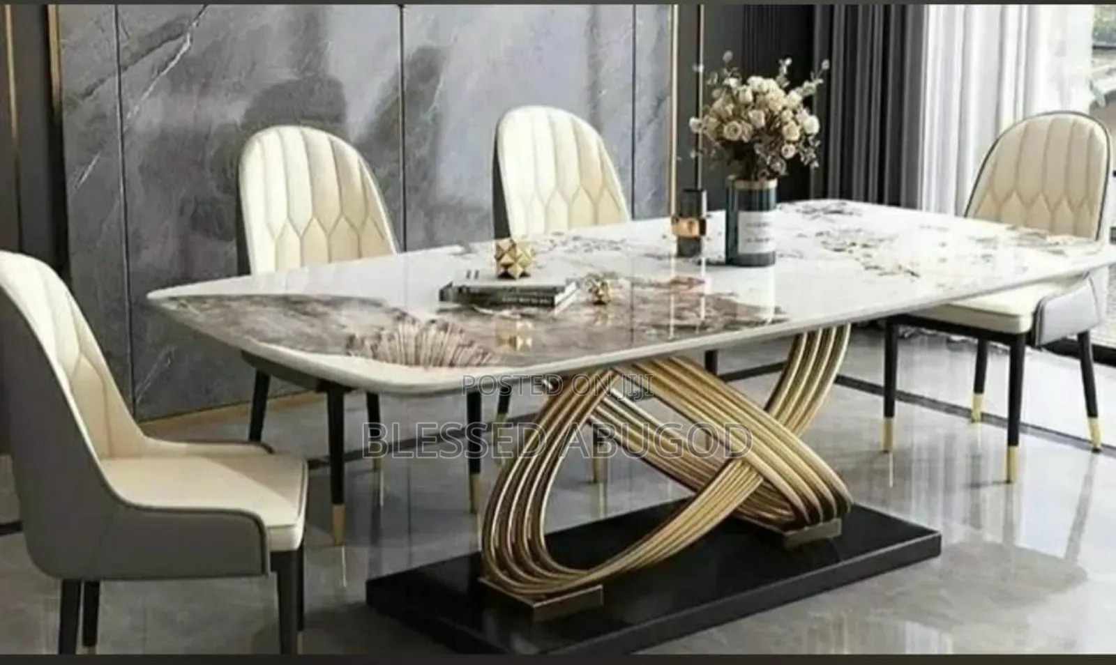 Executive Dining Table With Six Chair