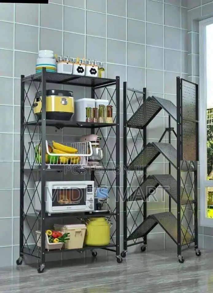 5layers Kitchen Foldable Rack Organizer