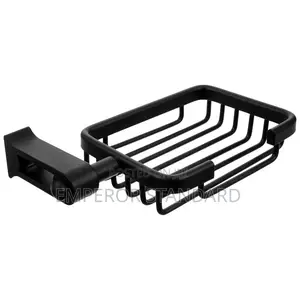 Soap Holder Tray Bar Wall Mounted Shower Box Dish Sponge
