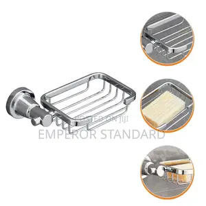 Black Shower Stainless Steel Bathroom Shampoo Holder Soap