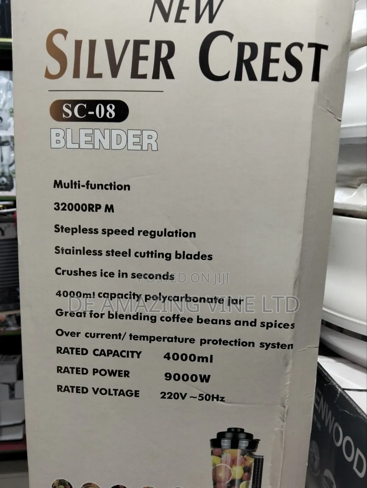 New Silver Crest Blender 4liter