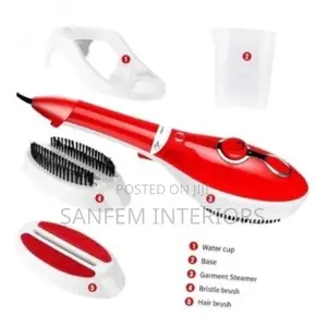Red Steam Iron (Travel Iron)