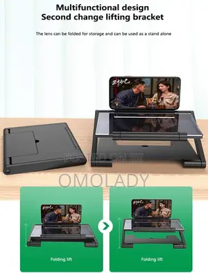 3D HD Folding Screen Enlarger Mobile Phone Screen Magnifier