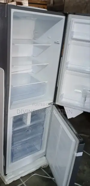 Hisense Double Door Refrigerator, Bottom Freezer, 225L