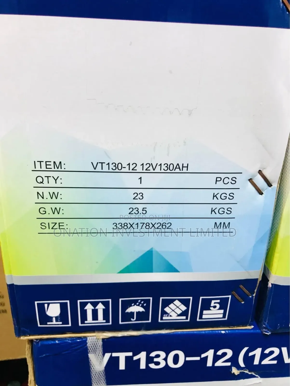 130ah 12v Vintage Dry Cell Battery