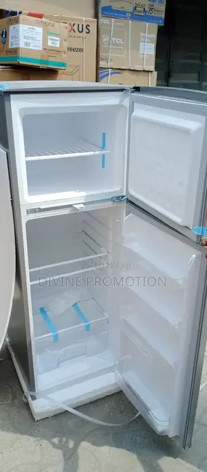Bruhm Double Door Refrigerator, Silver Color