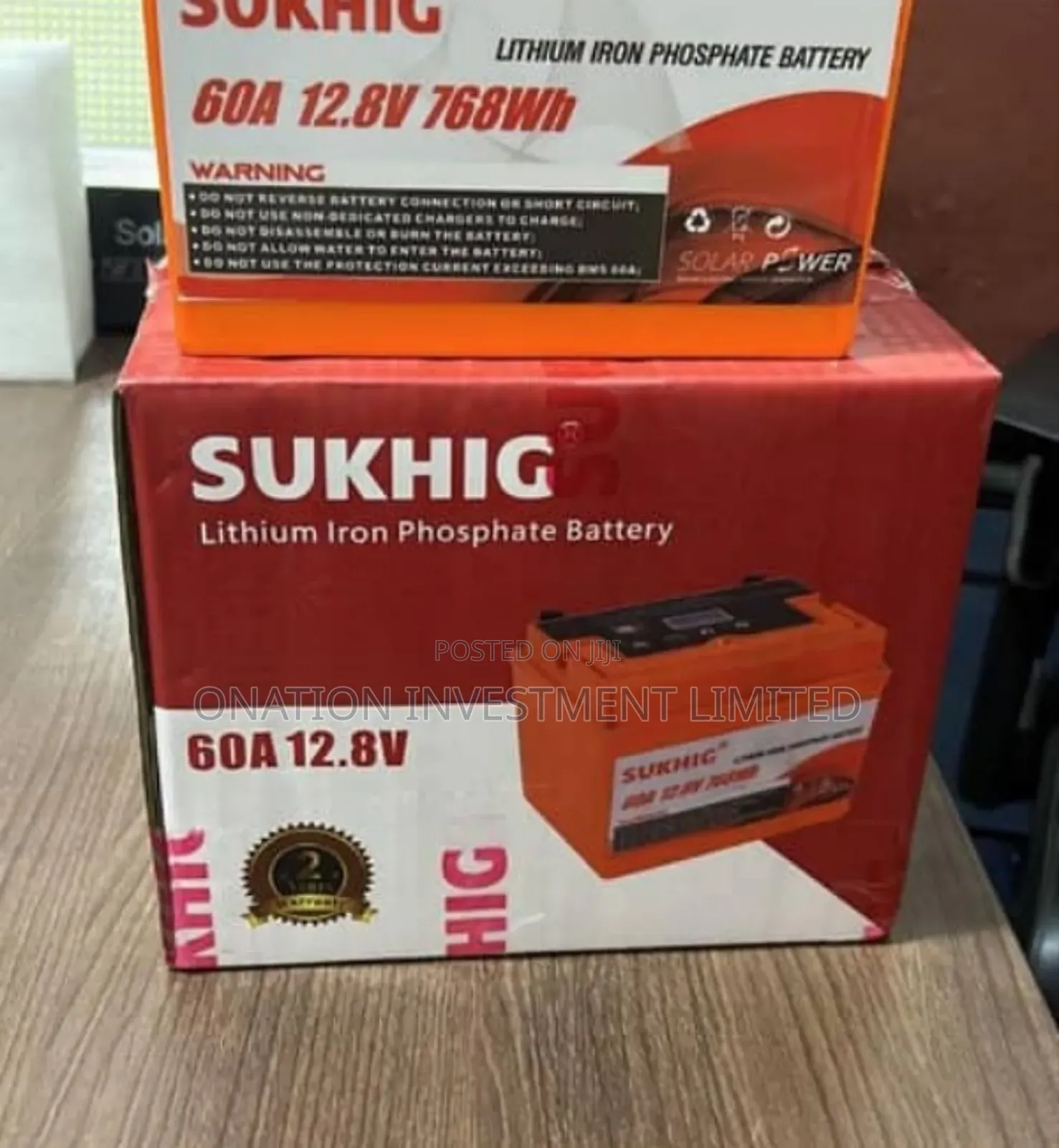 60ah 12.8v Sukhig Lithium Battery