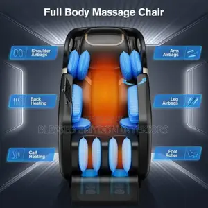 Full Body Shiatsu Massage Chair With Bluetooth Enabled