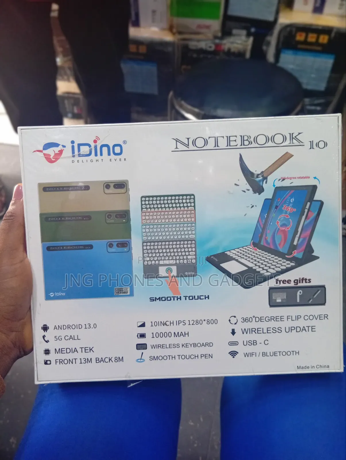 New Idino Notebook 10 512 GB Silver