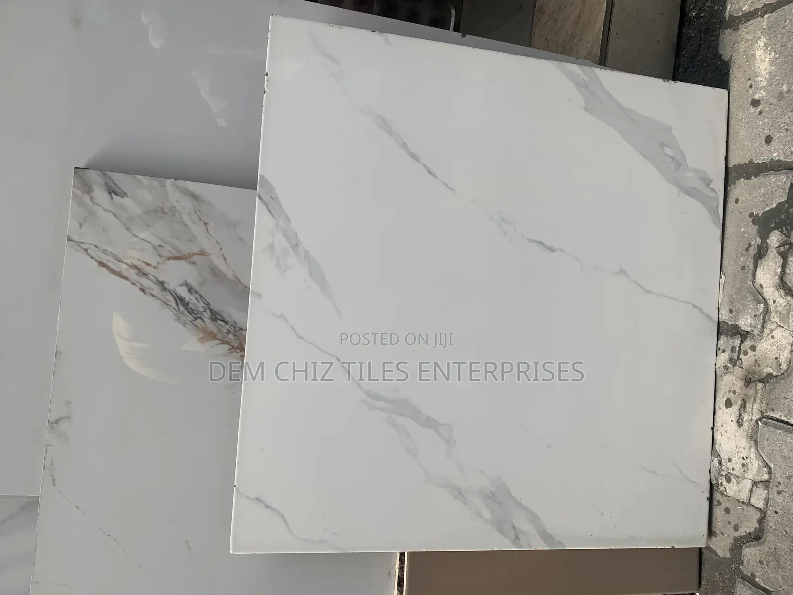 White Carara Tiles
