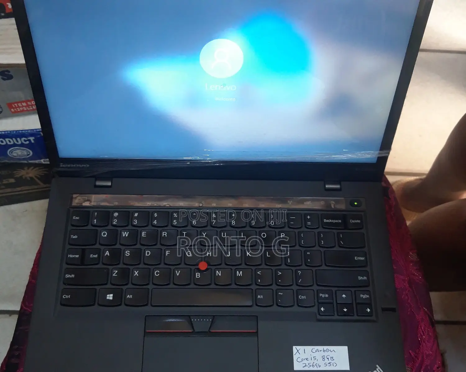 Laptop Lenovo ThinkPad X1 Carbon 8GB Intel Core I5 SSD 256GB