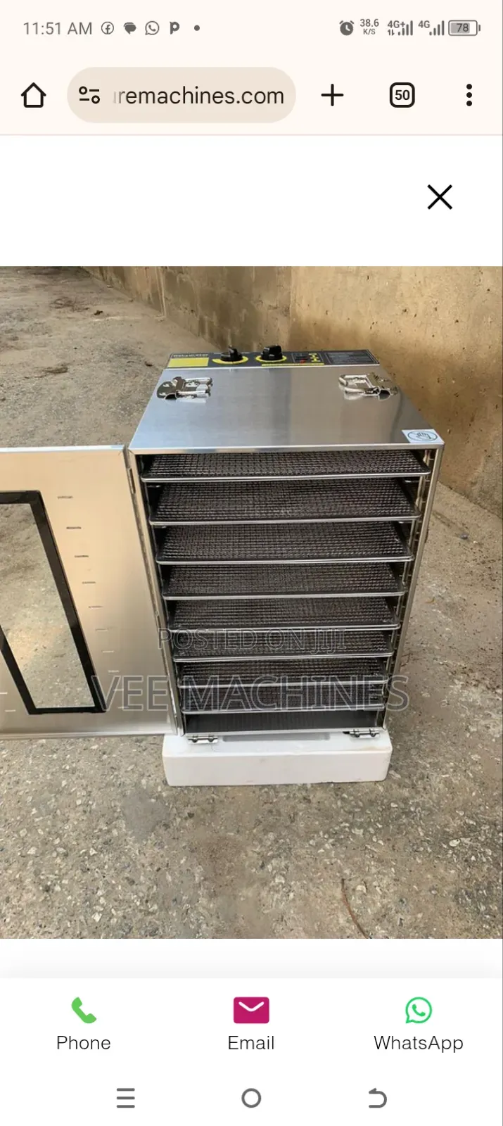 Dehydrator, Food Dehydration Machine