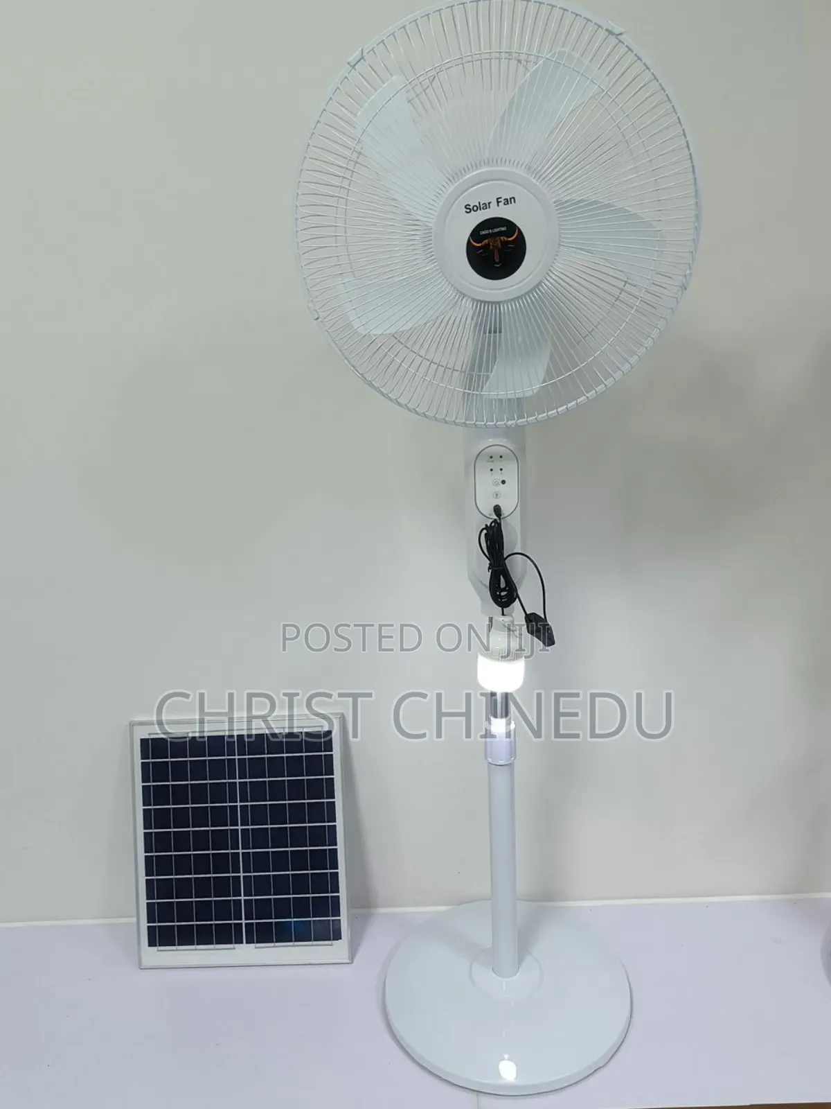 Rechargeable Solar Fan