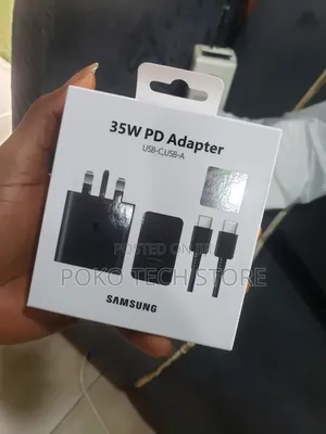 Original Samsung 35W PD Adapter USB-C,USB-A.