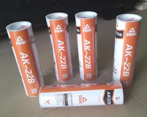 Badminton Shuttle Cork (Yellow) 6pcs/Bottle AK22B