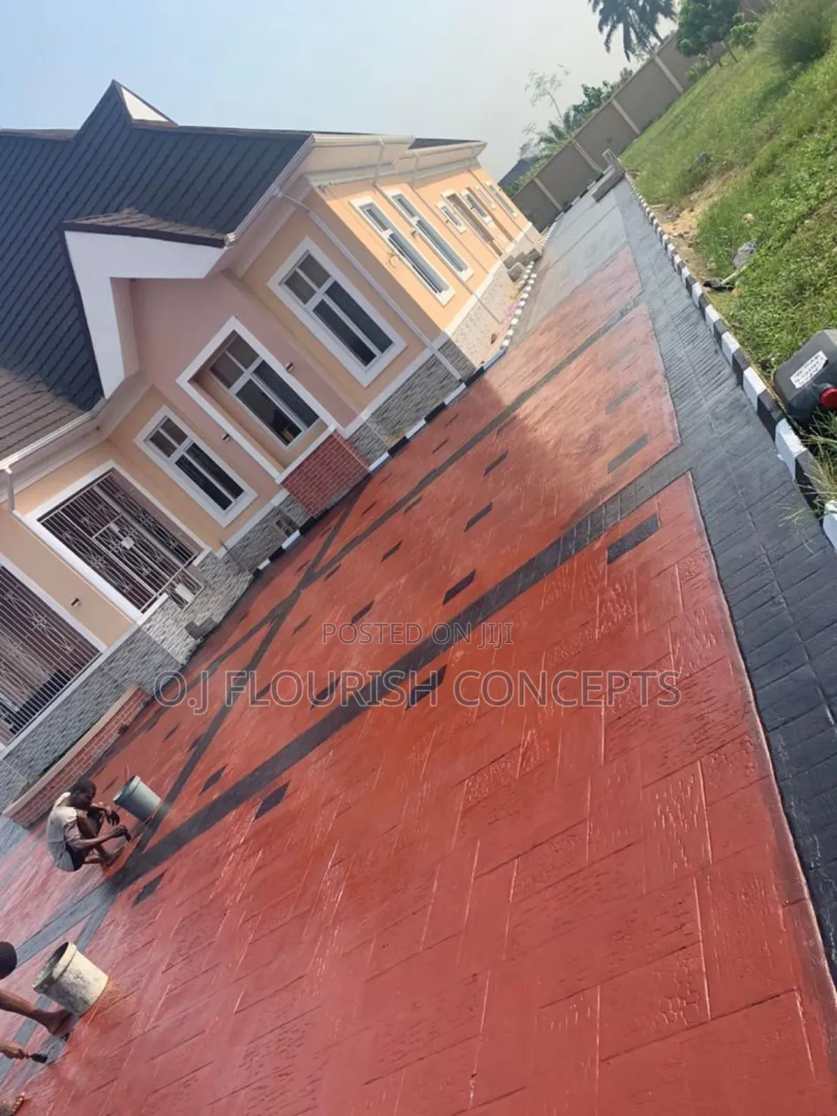 Very Neat Stamped Concrete