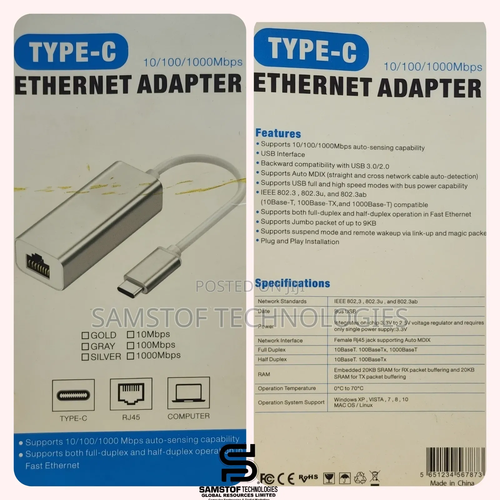 Type-C Ethernet Adapter