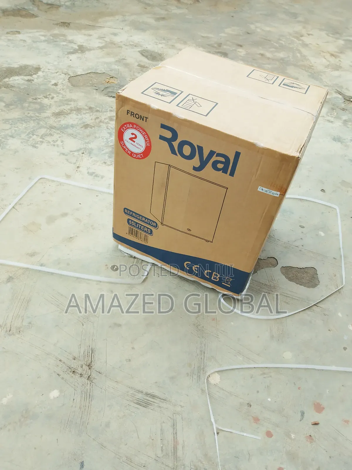 Royal 55L Refrigerator Direct Cool Single Door (Rref55bf)