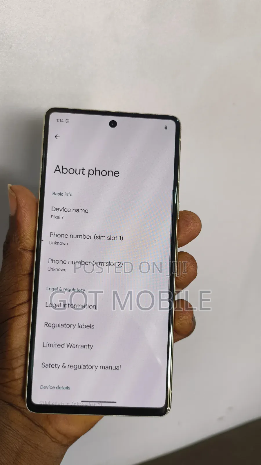 Google Pixel 7 256 GB Green