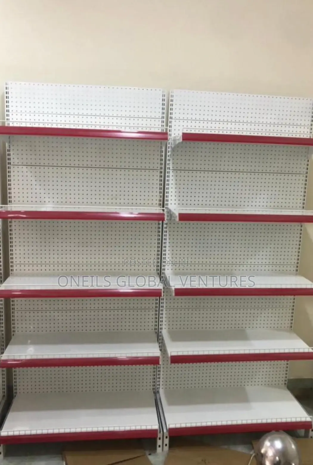 Single Face Supermarket Shelves