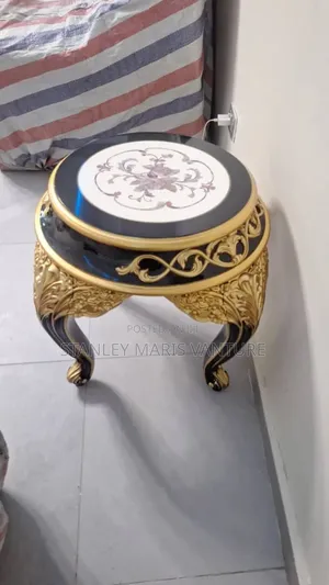 Turkish Royal Center Table With Two Side Stools