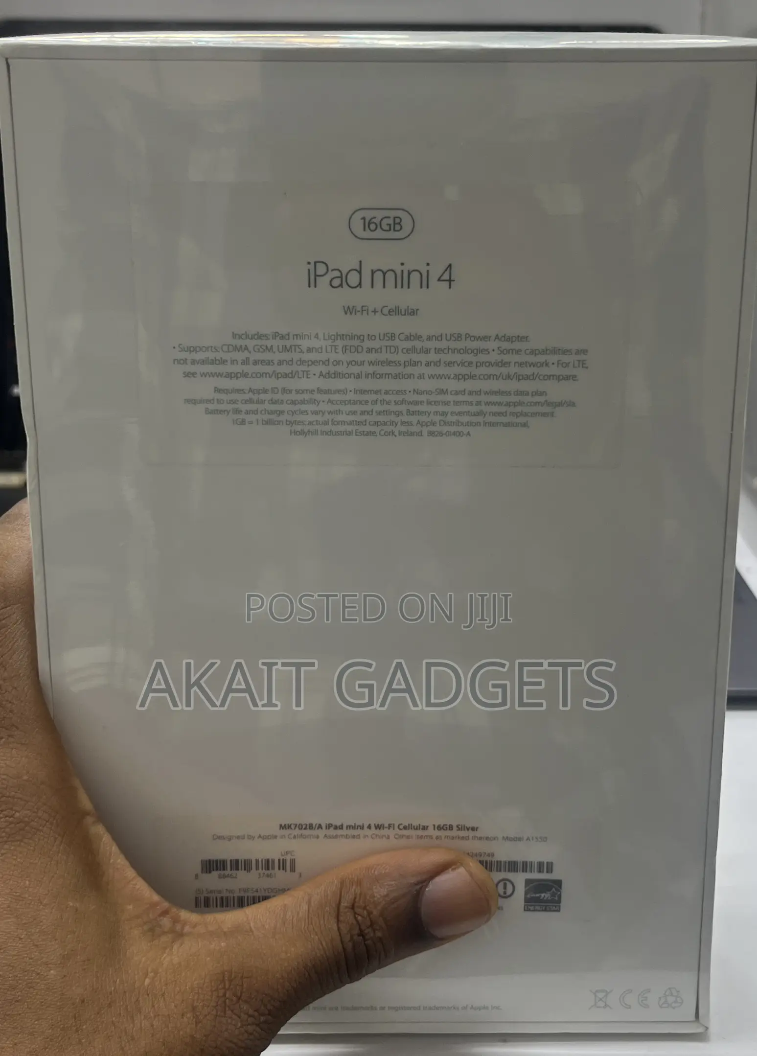 New Apple iPad mini 4 16 GB Silver