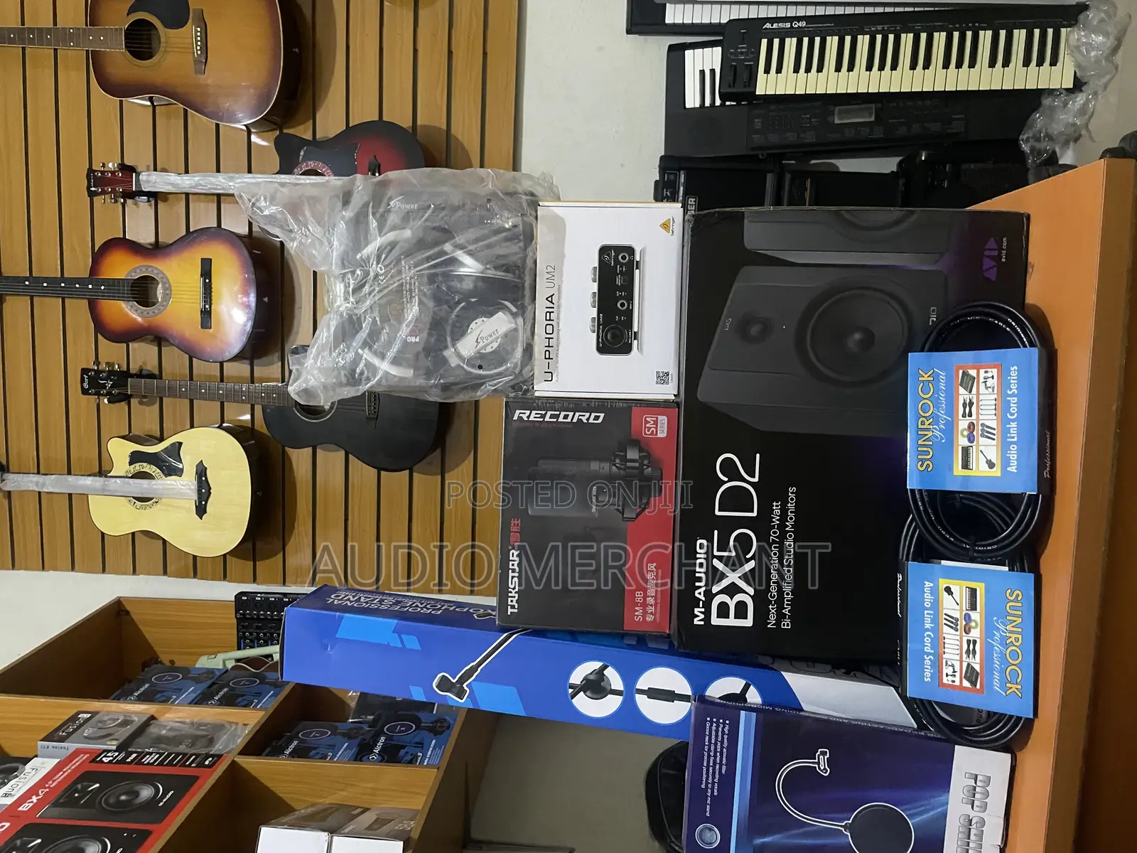 Cheap Studio Bundle With Bx5,Behringer Audio Interface Etc.