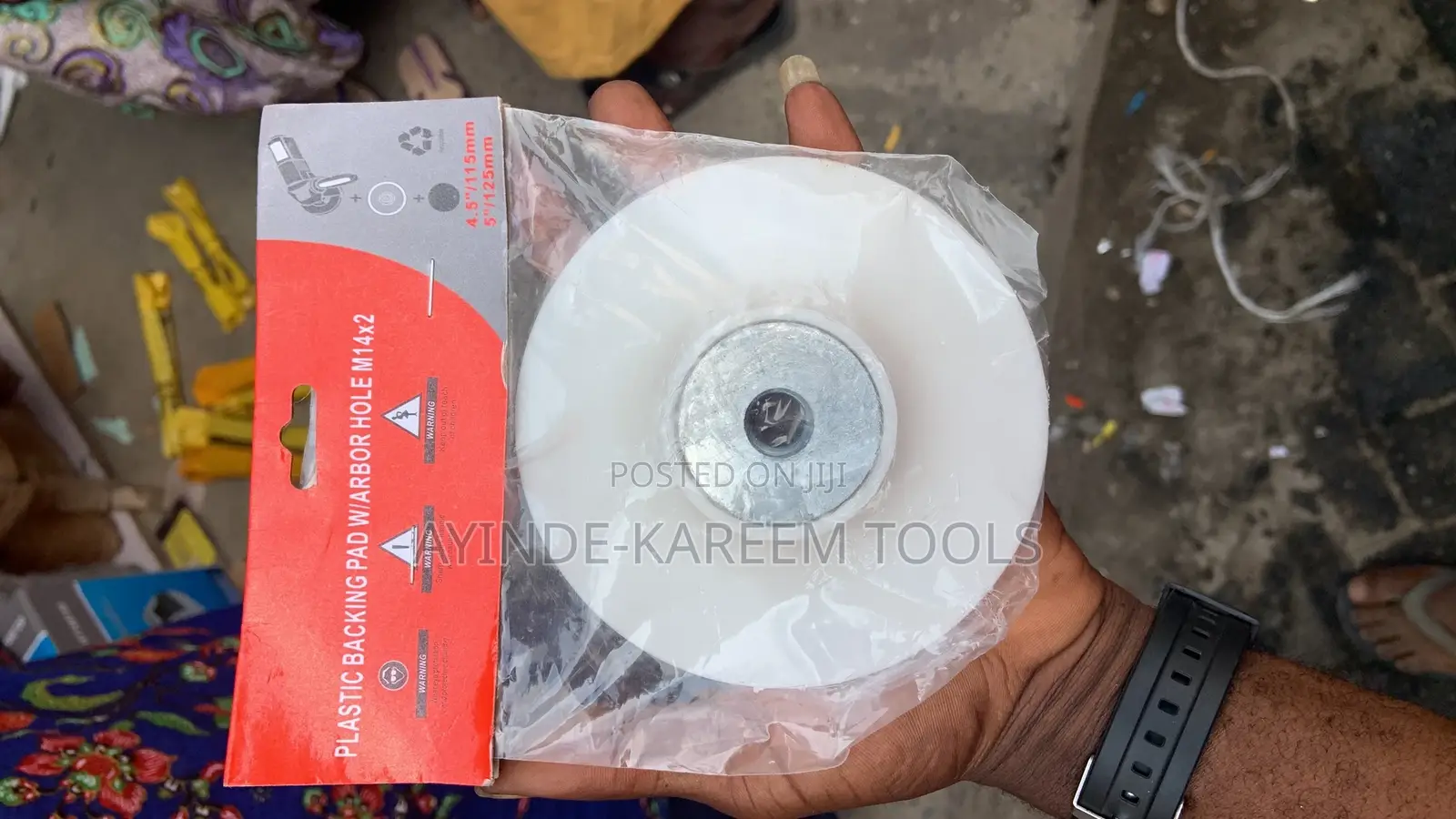 Plastic Backing Pad 4.5” 115mm