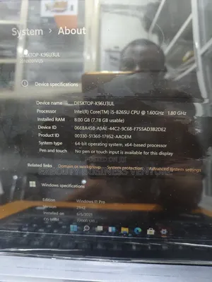 Laptop Lenovo ThinkPad T490s 8GB Intel Core i5 SSD 256GB